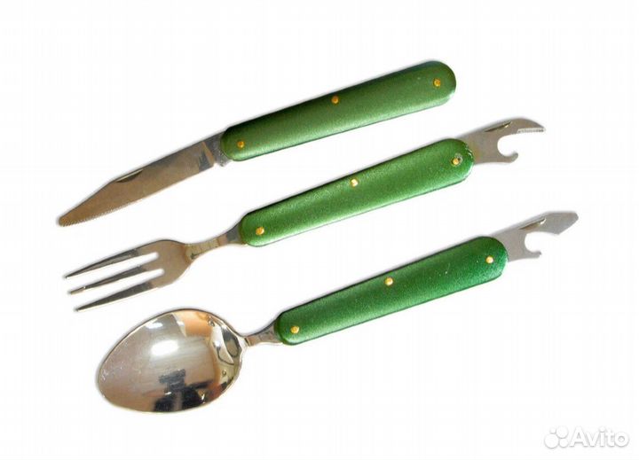 Набор в чехле ложка, вилка и нож