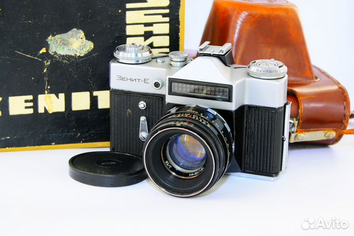 Зенит Е Зеркальный фотоаппарат СССР ранний М39