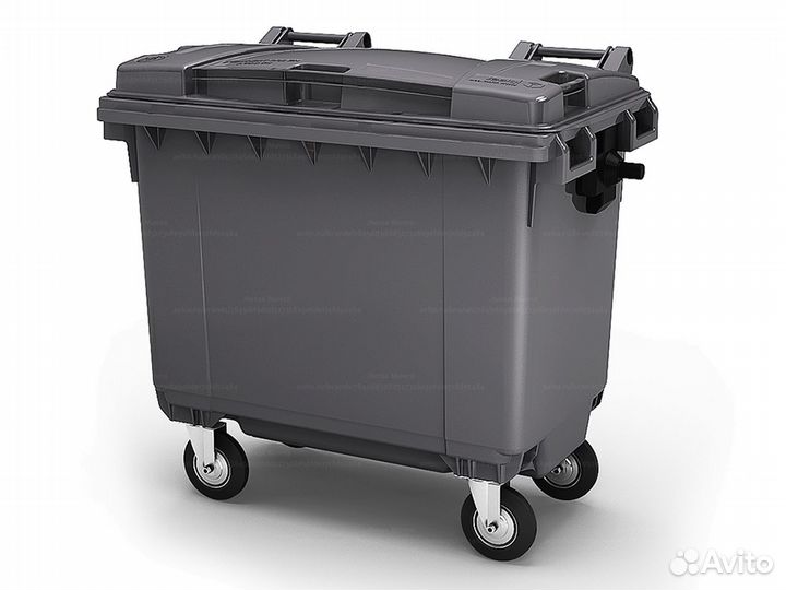 Мусорный Пластиковый Бак 660л C4737