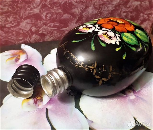 Фляга СССР, 1990г. Ручная роспись