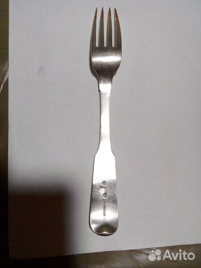 Вилка серебро 84 пробы 1883года