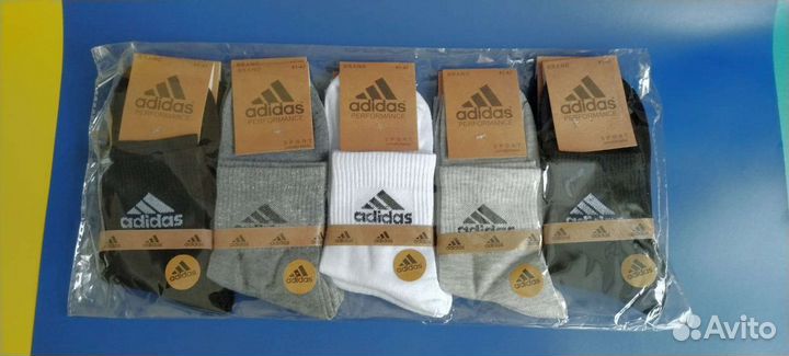 Мужские носки nike, adidas, reebok