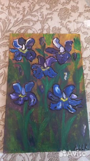 Картина акрилом на холсте