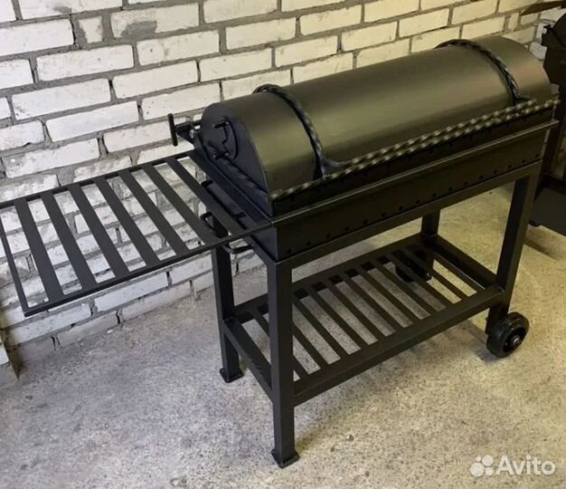 Мангал гриль 800 х 350 из стали 5 мм