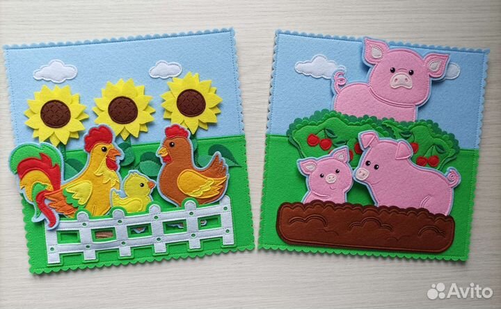 Набор карточек с домашними животными