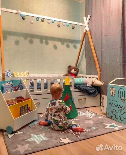 Детская кровать домик