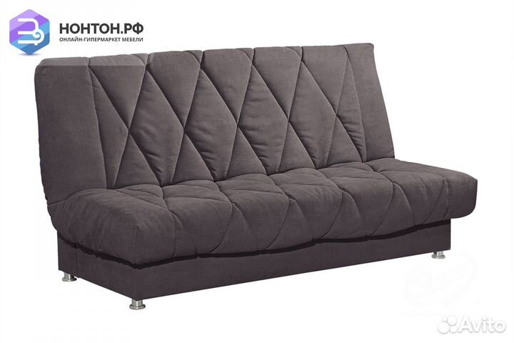 Диван книжка Сити-1 серый