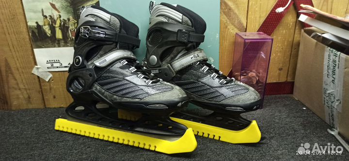 Коньки для хоккея fila 42 размер