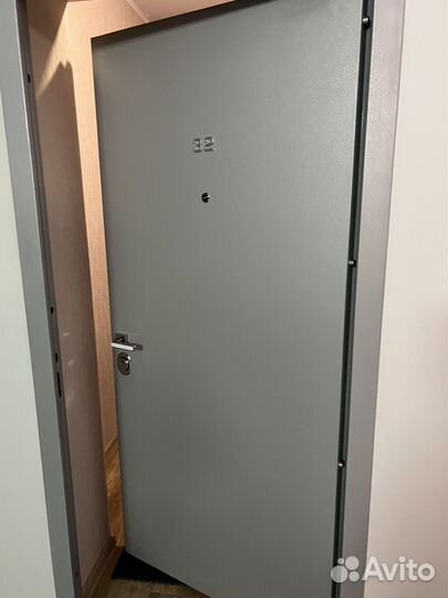 Дверь входная металлическая от застройщика