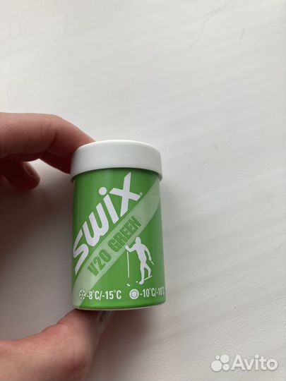 Мазь держания swix V20 Green (8-15C) 45гр.V20