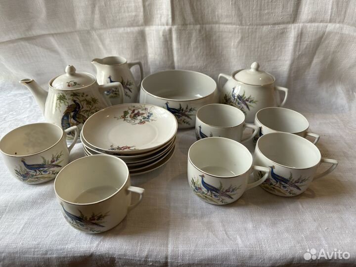 Чайный сервиз вербилки 1946-50г