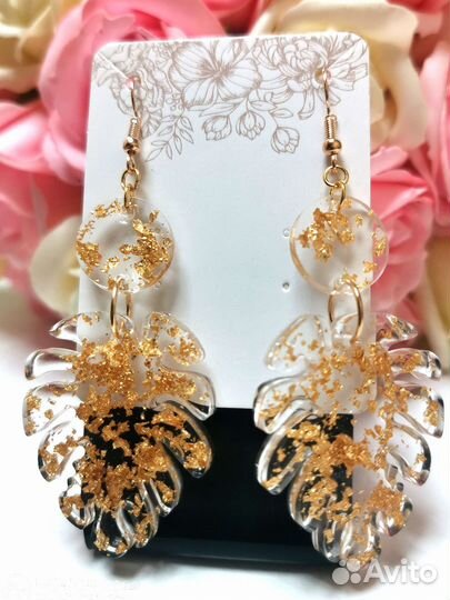 Серьги ручная работа