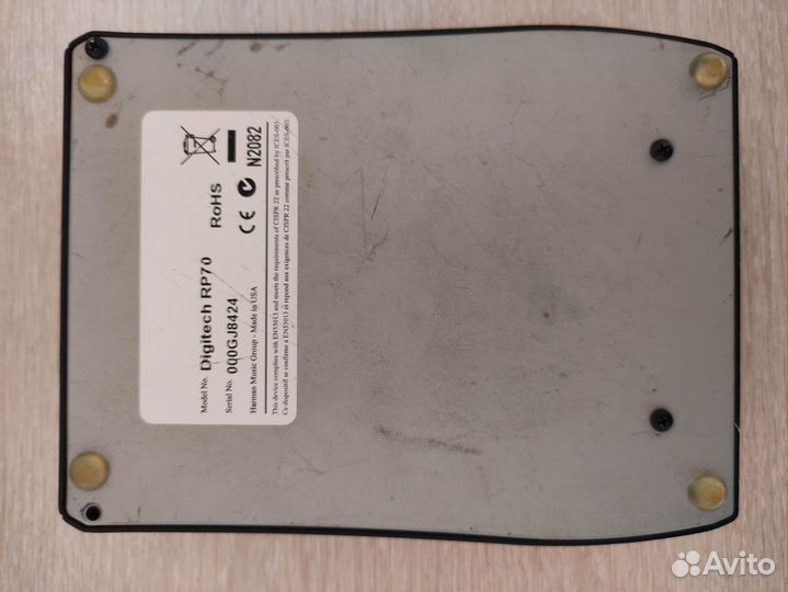 Гитарный процессор digitech rp70