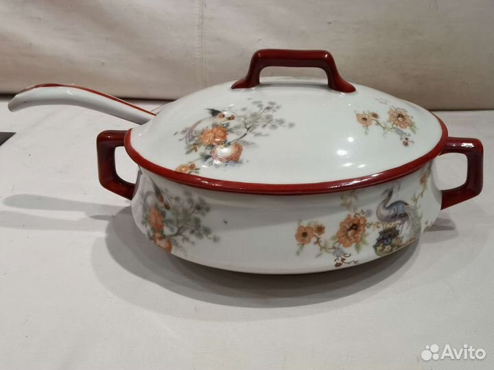 Соусник в китайском стиле. Фарфортрест Дулево