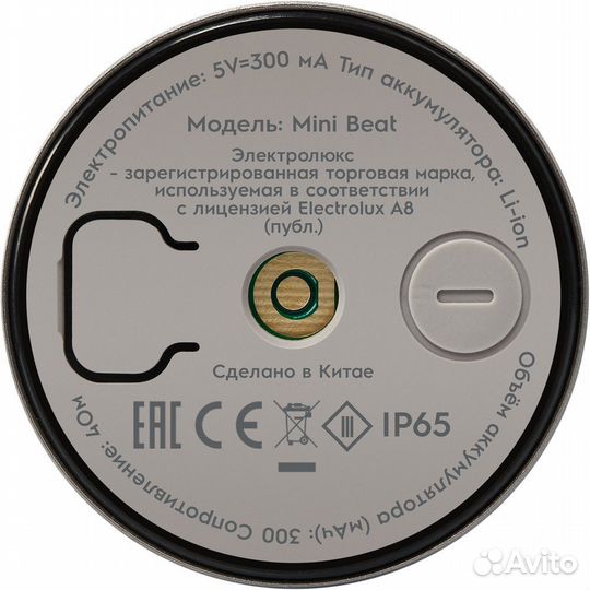 Беспроводная колонка Mini Beat Electrolux