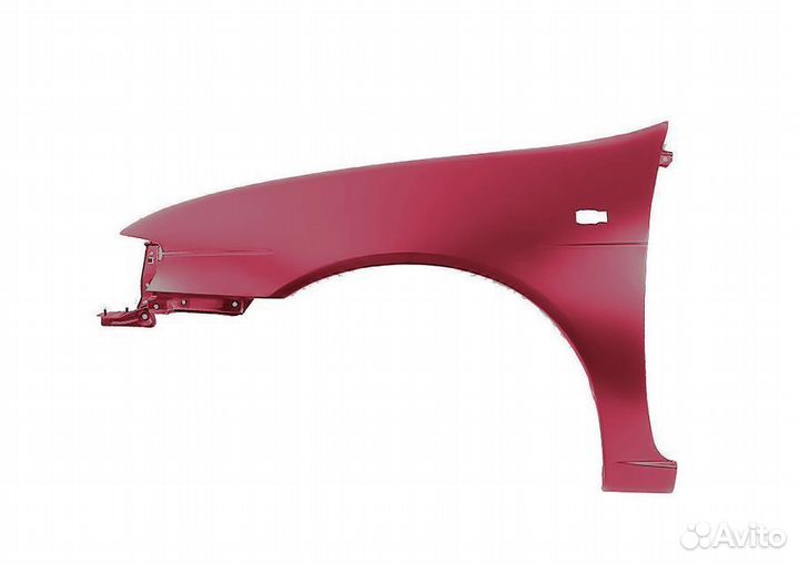 Крыло левое Nissan Almera G15 2012-18 красный NNN