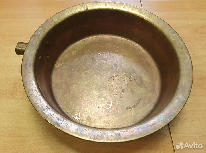 Латунный тазик для варенья СССР