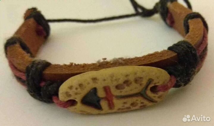 Браслет кожаный новый