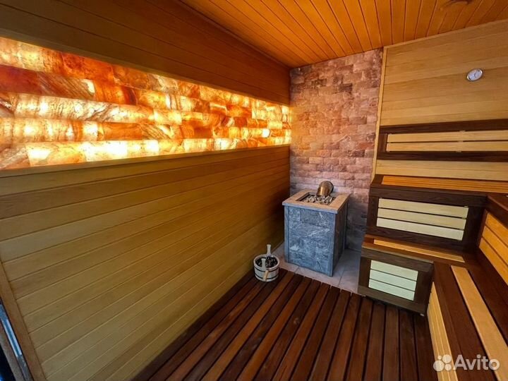 Сауна с теплым бассейном