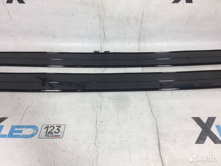 Комплект лезвий на пороги BMW 3 E90 M глянец