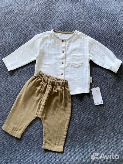Детская одежа - костюм двойка, рубашка+ штаны