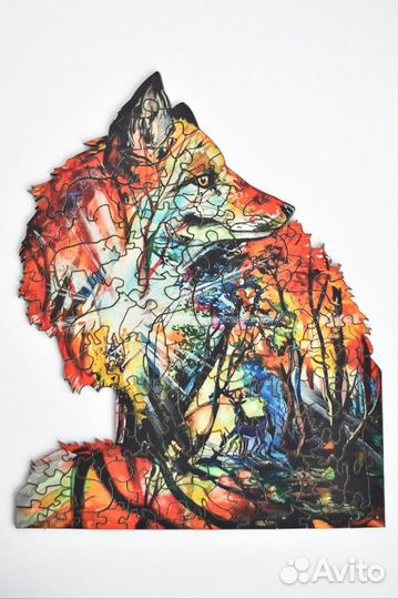 Деревянные пазлы фигура 