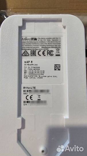 Poутеp mikrотik wар ltе kit R11e-lтe