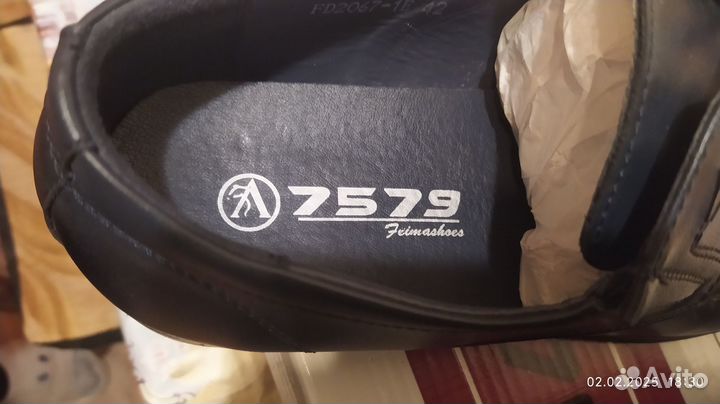 Полуботинки мужские кожзам