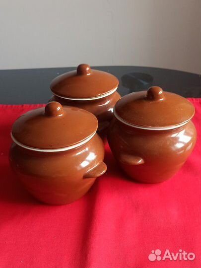 Горшок для запекания 3 шт