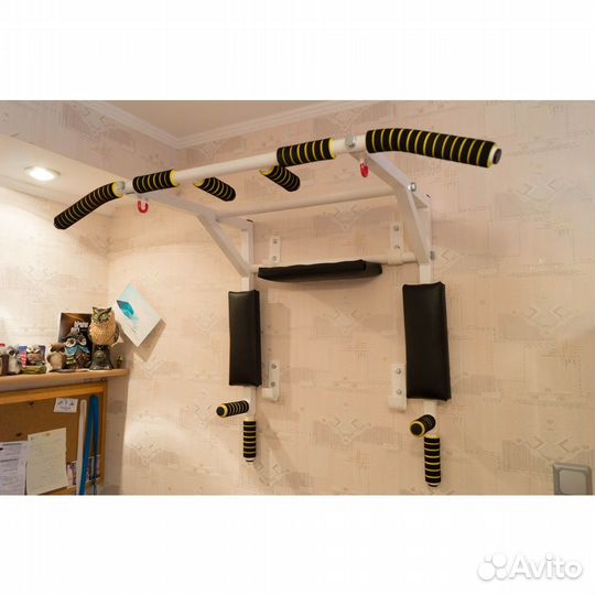 Турник брусья пресс 3 в 1 настенный