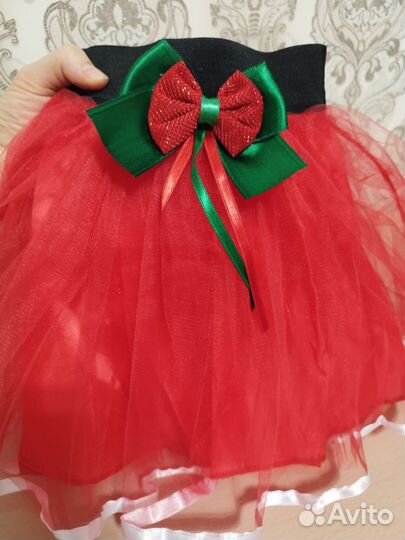 Новогодний комплект ёлочка для девочки 92