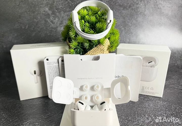 AirPods Pro Premium+ (Шумоподав + Чехол +Доставка)