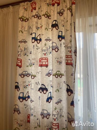 Шторы в детскую комнату б/у