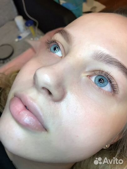 Ламинирование и ботокс ресниц бровей