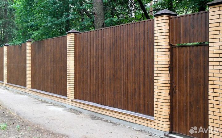 Откатные ворота металлические