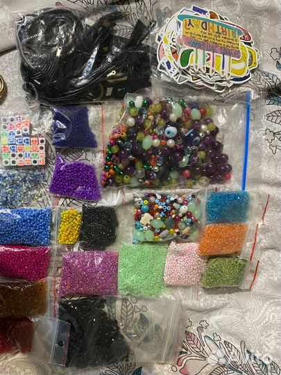 Бисер фурнитура наклейки