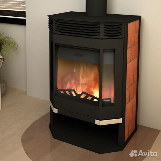 Печь-камин Ангара 12 аква (гк Мета)