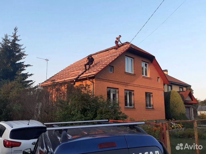 Кровля крыш Кровельные работы Замена Ремонт кровли