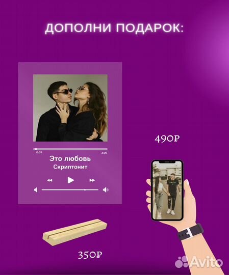 Фото с рамкой / Лучший подарок