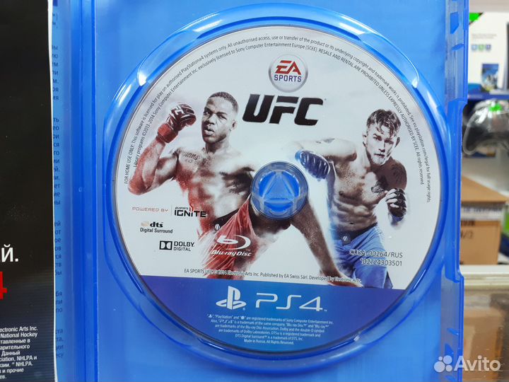 UFC PS4 бу русская обложка