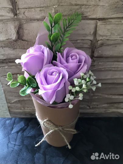 Мыльные мини букеты