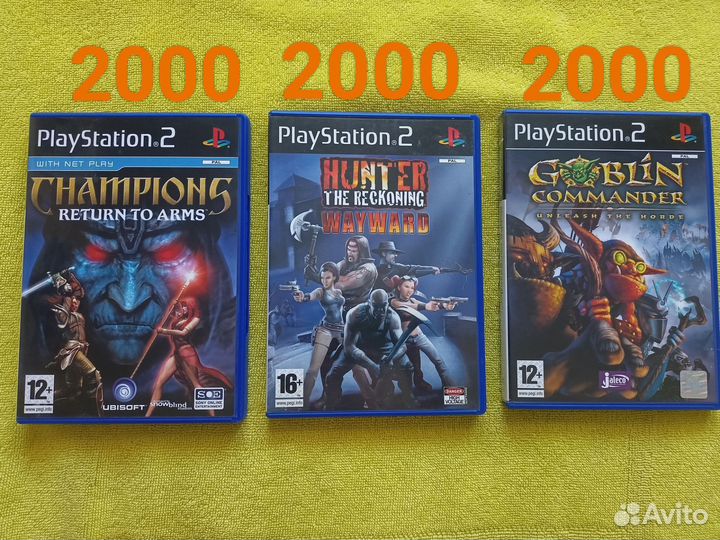 Лицензионные диски playstation2