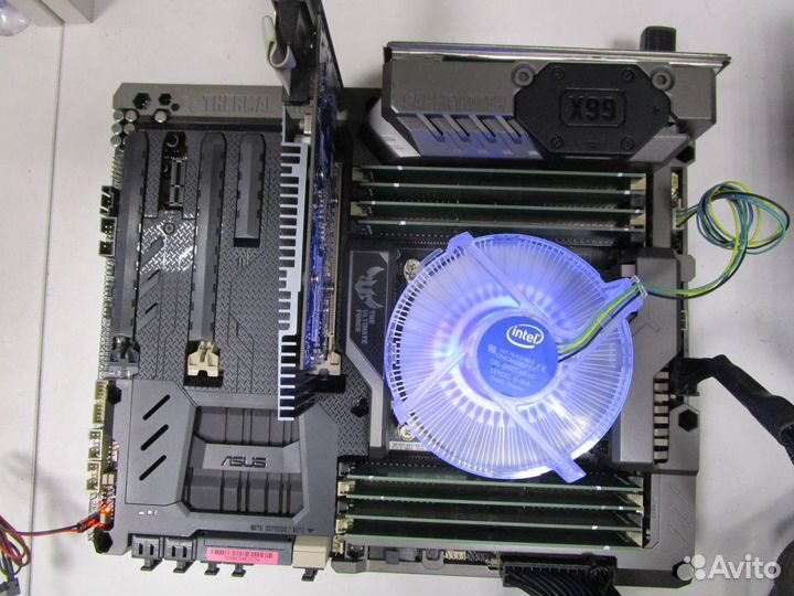 Материнская плата asus X99 Sabertooth/i7-6800K 340