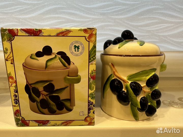 Банка для хранения с ложкой 650 мл