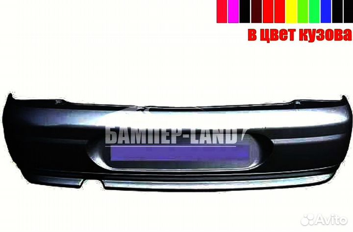 Бампер задний ваз 2112 Хэтчбек Новый любой цвет