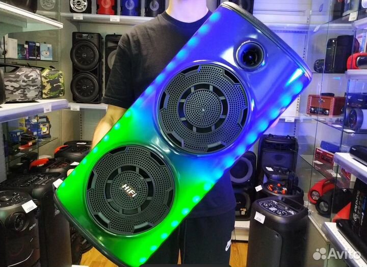 Колонки блютуз с микрофоном на аккумуляторе Новые