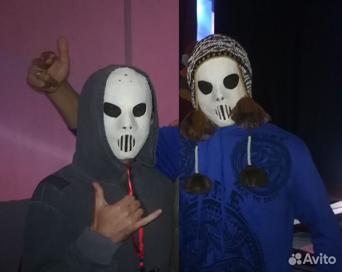 Маска hardcore, Angerfist, зло Jason, венецианская