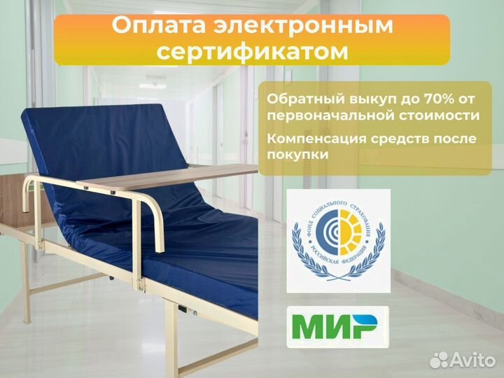 Медицинская кровать функциональная