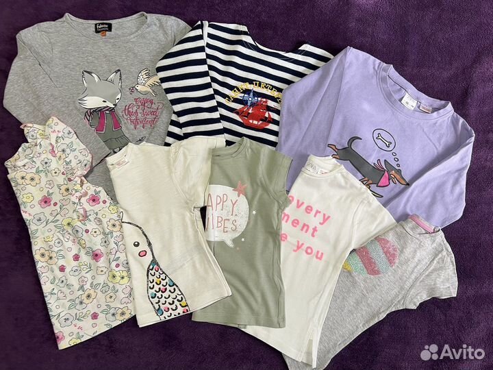 Футболки,лонгслив для девочки Zara,Mothercare