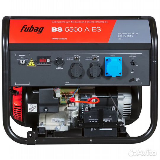 Бензиновый генератор fubag BS 5500 A ES